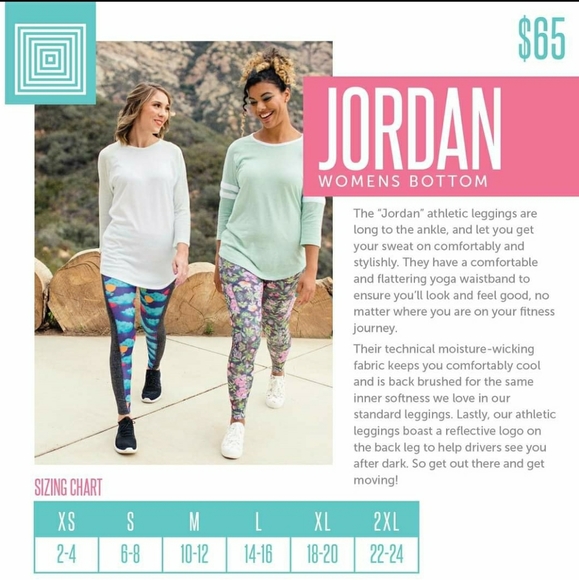 EUC Ankle length workout leggings, LulaRoe XL - Picture 6 of 6